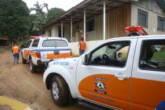 Simulação prepara comunidade em caso de situações de desastres