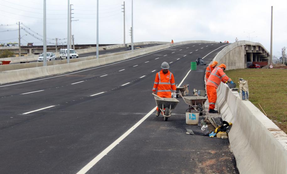 Viaduto da rodovia João Leopoldo Jacomel será liberado nesta terça
