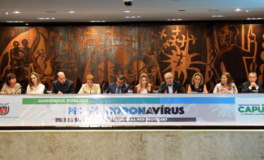 Saúde participa de audiência pública sobre coronavírus